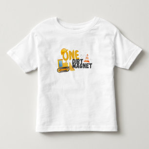 Construction, Dump Truck 1st Birthday Toddler T-Shirt