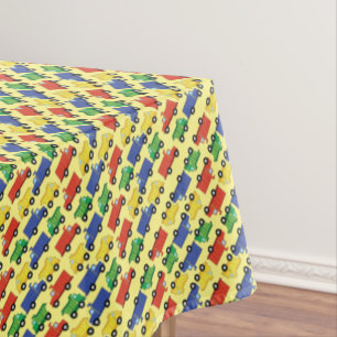 Construction Dump Truck Baby Shower Boy Tablecloth