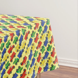 Construction Dump Truck Baby Shower Boy Tablecloth