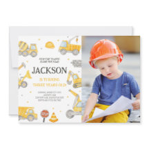 Construction Dump Truck Birthday Party Photo