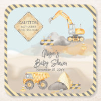 Construction Dump Truck Boy Baby Shower