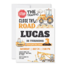 Construction Dump Truck Kids Birthday Party