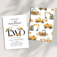 Construction Dump Truck Party Boy Birthday 