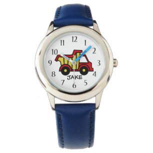 Construction Dump Truck Primary Colours Watch