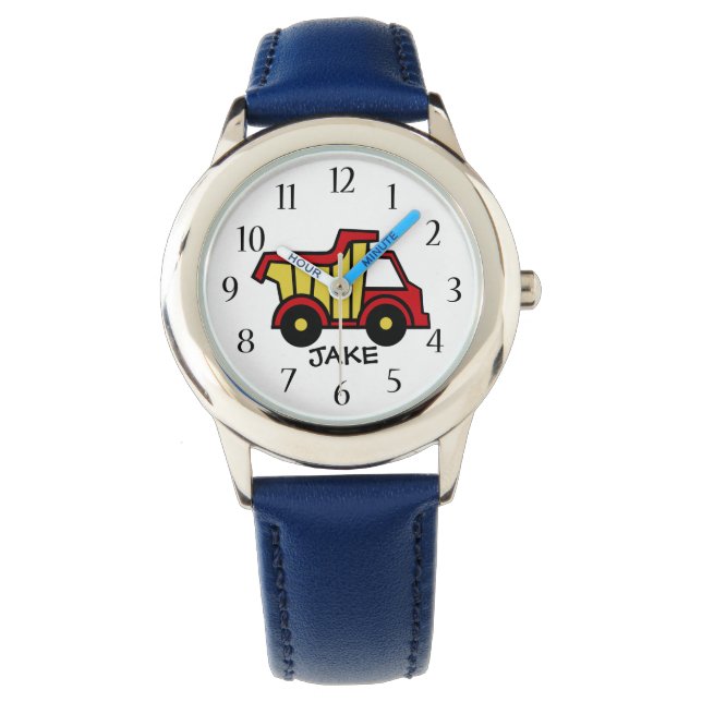 Construction Dump Truck Primary Colours Watch (Front)