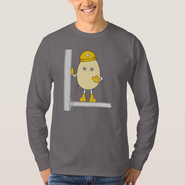 Construction Egghead T-Shirt (Front)