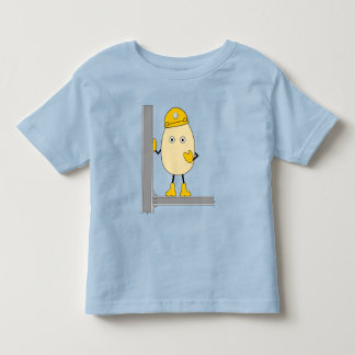 Construction egghead toddler T-Shirt