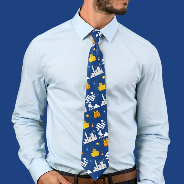 Construction / Engineering Profession Dad Tie (Creator Uploaded)