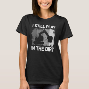 construction equipment heavy work vintage for men T-Shirt