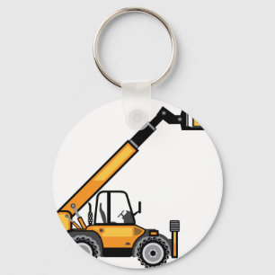 Construction Forklift Key Ring
