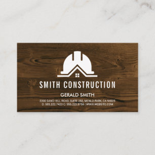 Construction   General Contractor   Builder Business Card