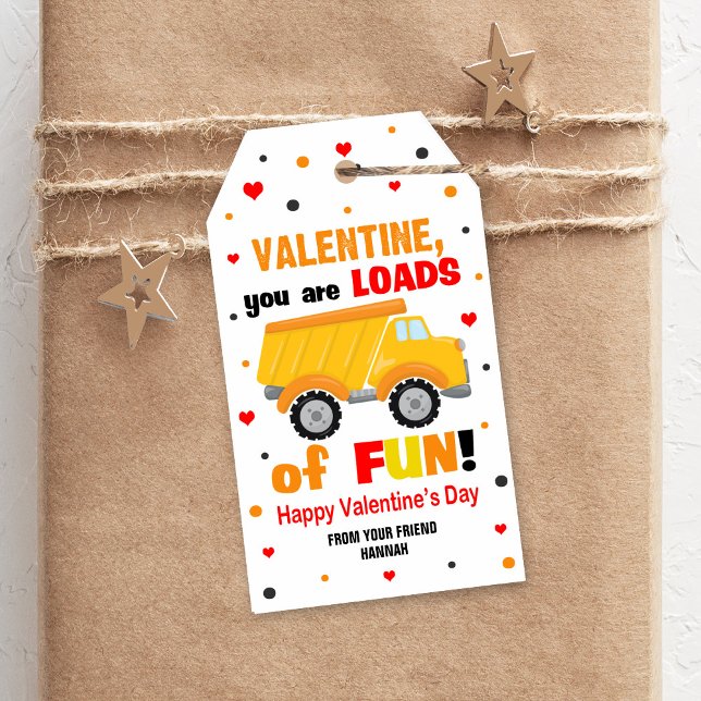 Construction Gift Tags, Classroom Valentine's Tag (Creator Uploaded)