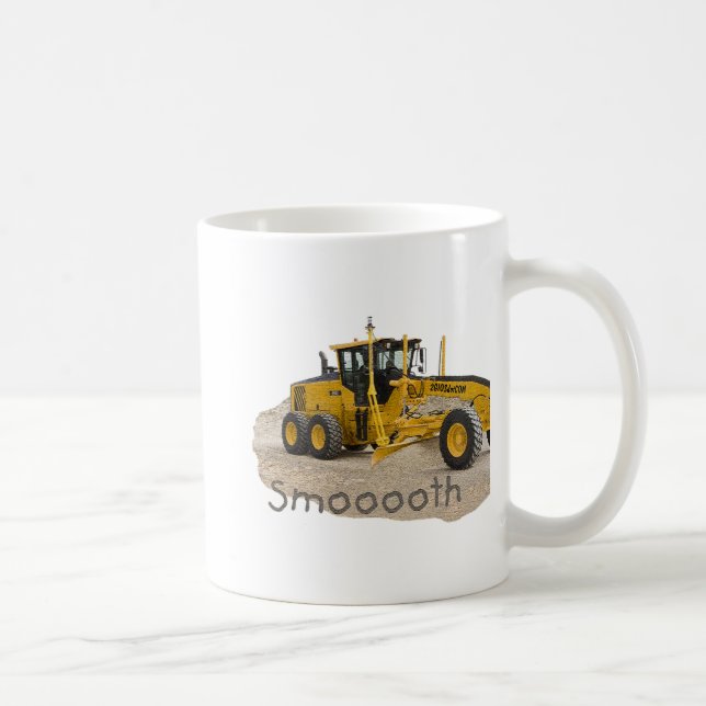 Construction grader Smooth Coffee Mug (Right)