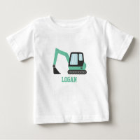 Construction Green Excavator Vehicle Kids