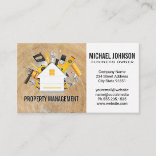 Construction Hand Tools Home Repairs Business Card
