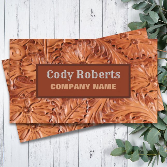 Construction Handyman Cowboy Country Western  Business Card (Construction Handyman Cowboy Country Western Business Card)