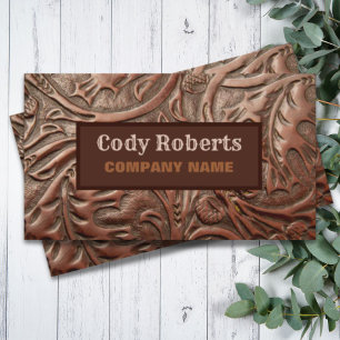 Construction Handyman Cowboy Country Western  Business Card