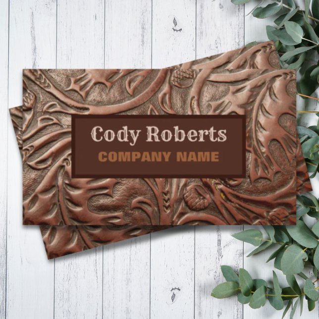 Construction Handyman Cowboy Country Western  Business Card (Construction Handyman Cowboy Country Western Business Card)