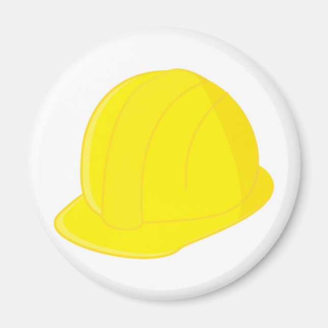 Construction Hat Magnet (Front)
