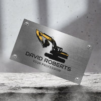 Construction Heavy Equipment Operator Metal