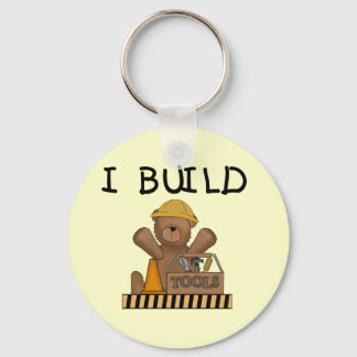 Construction I Build Tshirts and Gifts Key Ring