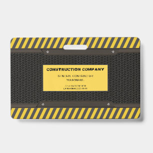 Construction ID Badge