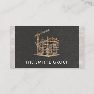 Construction in Progress   Scaffolding  Business Card