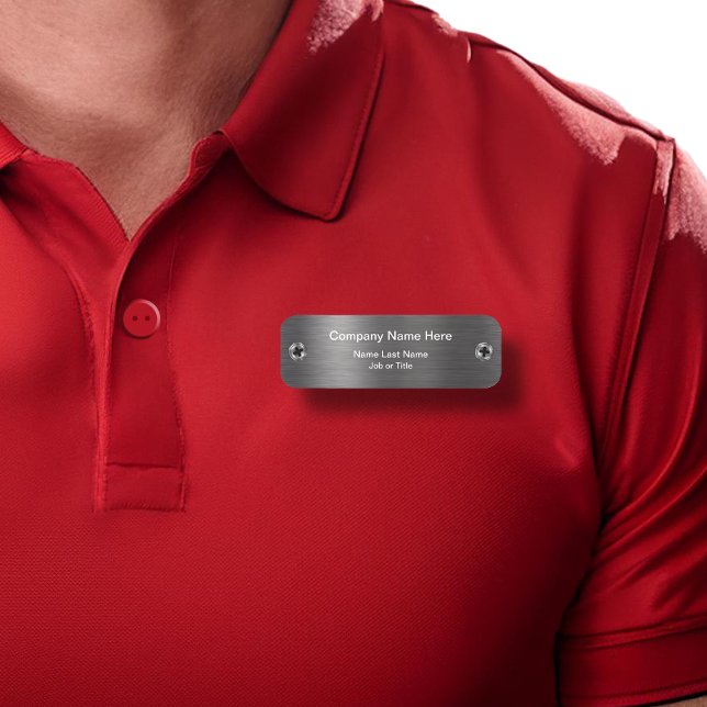 Construction Industrial Look Name Tag (Creator Uploaded)