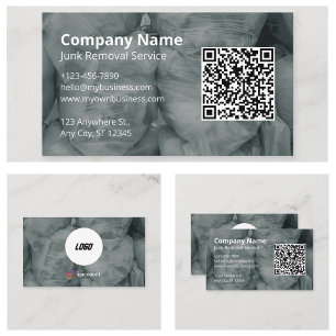 Construction Junk Removal Business Card