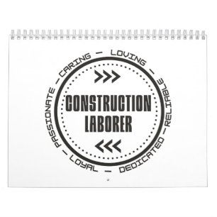 Construction Labourer Calendar