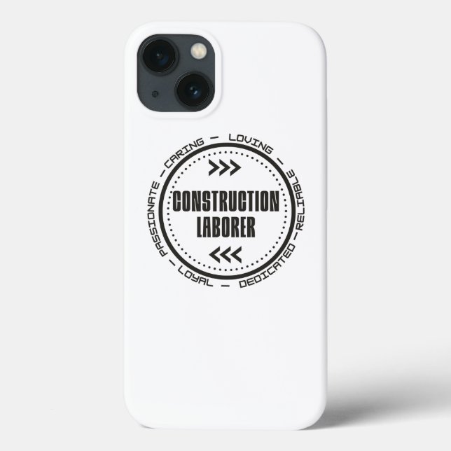 Construction Labourer Case-Mate iPhone Case (Back)