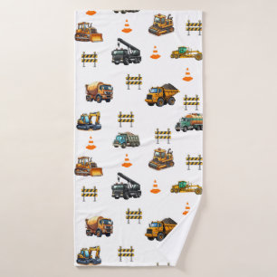 Construction machinery  bath towel