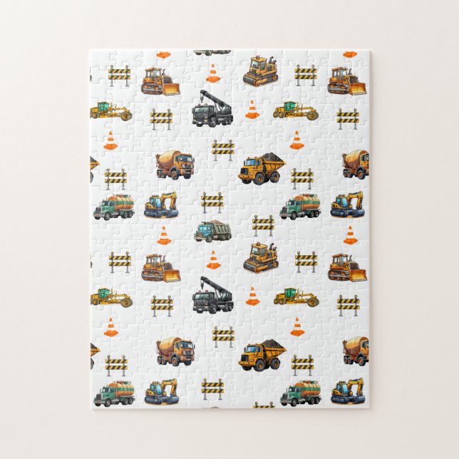 Construction machinery  jigsaw puzzle (Vertical)
