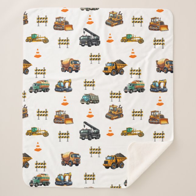 Construction machinery  sherpa blanket (Front)
