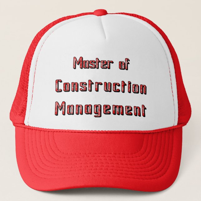Construction Management Trucker Hat (Front)