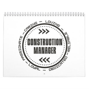 Construction Manager Calendar