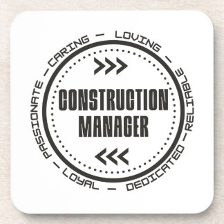 Construction Manager Coaster