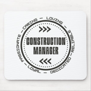 Construction Manager Mouse Mat