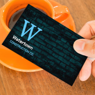 Construction Masonry Brick Business Card