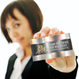 Construction Metal Rivets Properties Logo Business Card