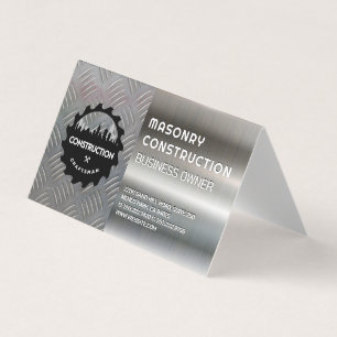 Construction   Metal   Steel Business Card