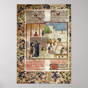 Construction of a House Poster