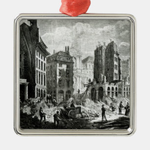 Construction of the Boulevard de Sebastopol Metal Tree Decoration