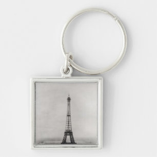 Construction of the Eiffel Tower Key Ring