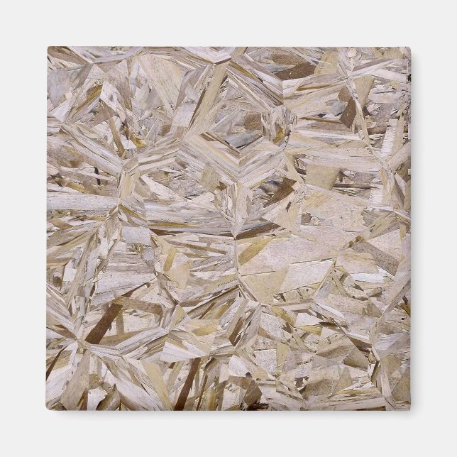 Construction OSB Plywood Style Magnet (Front)