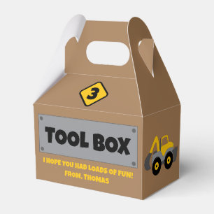 Construction Party Favour Box
