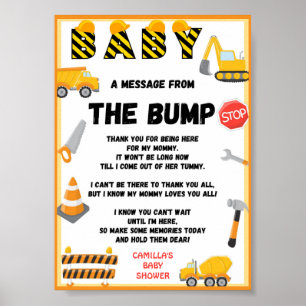 Construction Party Sign, Baby Shower Sign