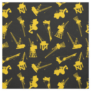 Construction Pattern Fabric