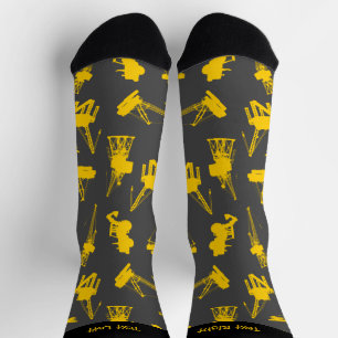Construction Pattern Socks