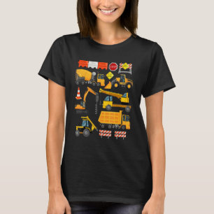 Construction Payloader Tractor Dumptuck Constructi T-Shirt
